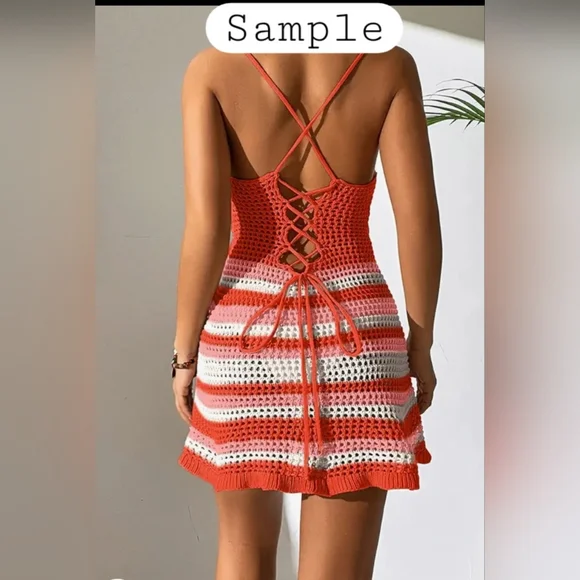 Crochet Swim Cover Up - Picture 9 of 9